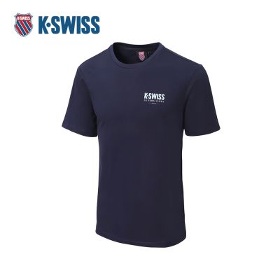 K-SWISS 短袖T恤 26SS TEE 20 M 短上衣 男短袖上衣 藍色 1013709-400