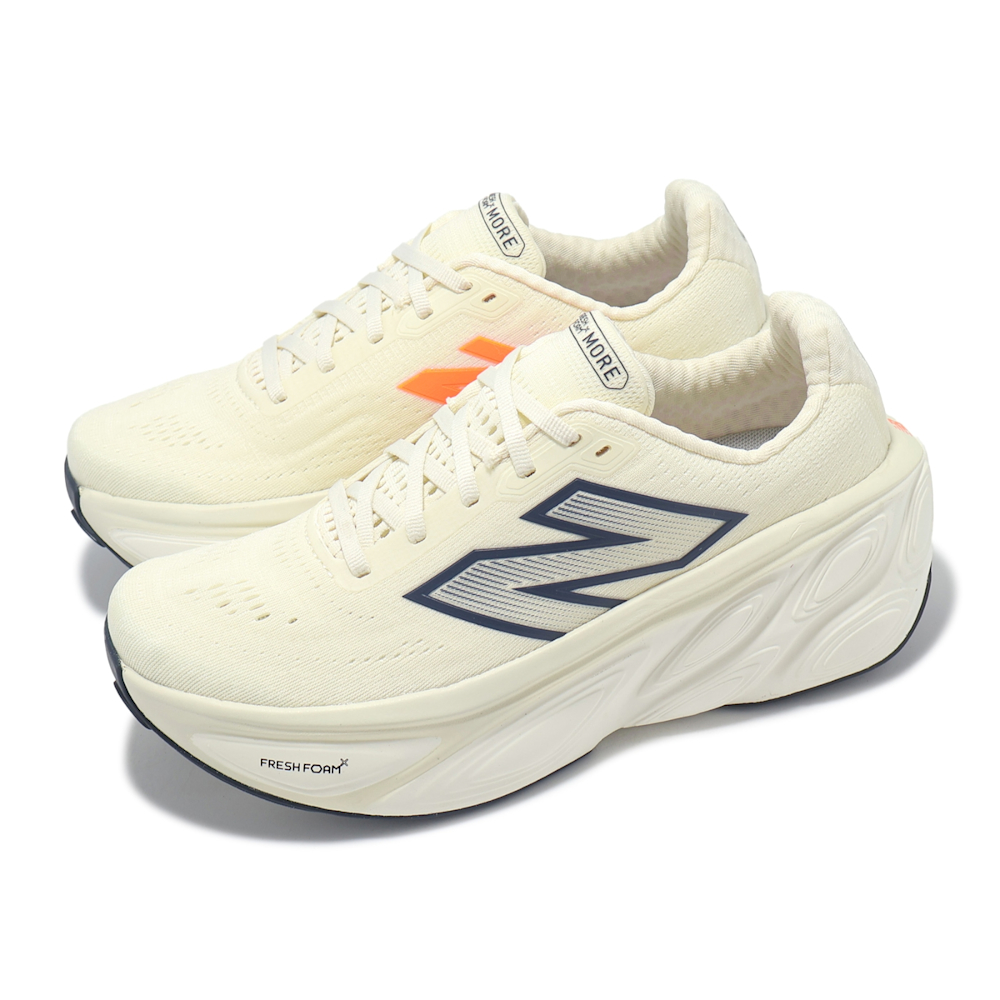 New Balance NB 慢跑鞋Fresh Foam X More V5 D 女鞋寬楦米藍橘厚底緩衝