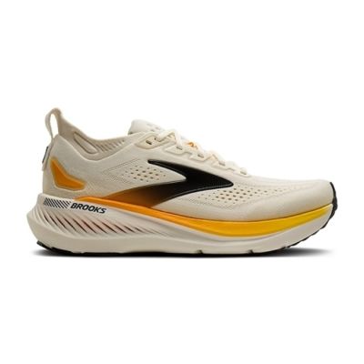 Brooks 布魯克斯 Glycerin GTS 23 [1105031D228] 男 慢跑鞋 甘油 緩震 白 黃