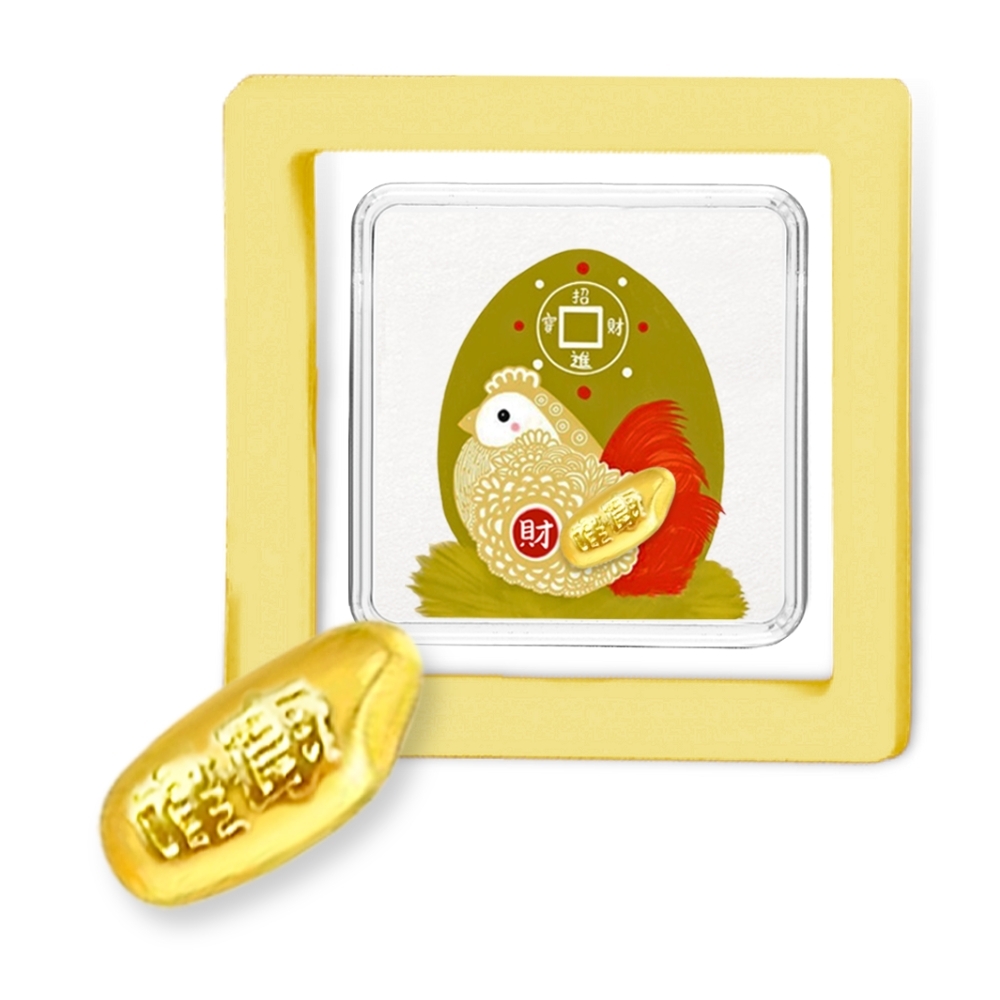 AOKI青木】小小存罐大大夢想金雞母(黃金米)約重0.03錢±1厘(純金9999) | 黃金擺件| Yahoo購物中心