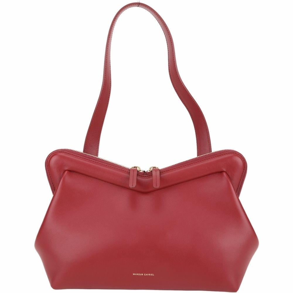 miu miu / CELINE / LOEWE 精品飾品 耳環 皮帶均一價 $15888 (MansurGavrielFrameM肩背包-暗紅)