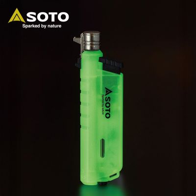 日本SOTO 夜光伸縮防風點火器 夜光綠ST-487LU (填充式打火機)