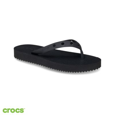 Crocs 卡駱馳 (女鞋) Rio 人字拖 夾腳拖 Flip -黑色 214915-001