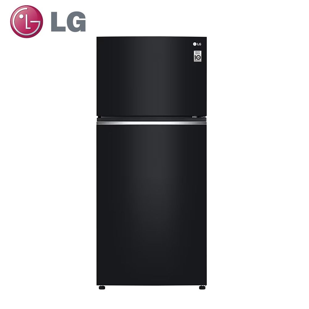 LG樂金525公升智慧變頻雙門冰箱GN-HL567GBN鏡面曜石黑