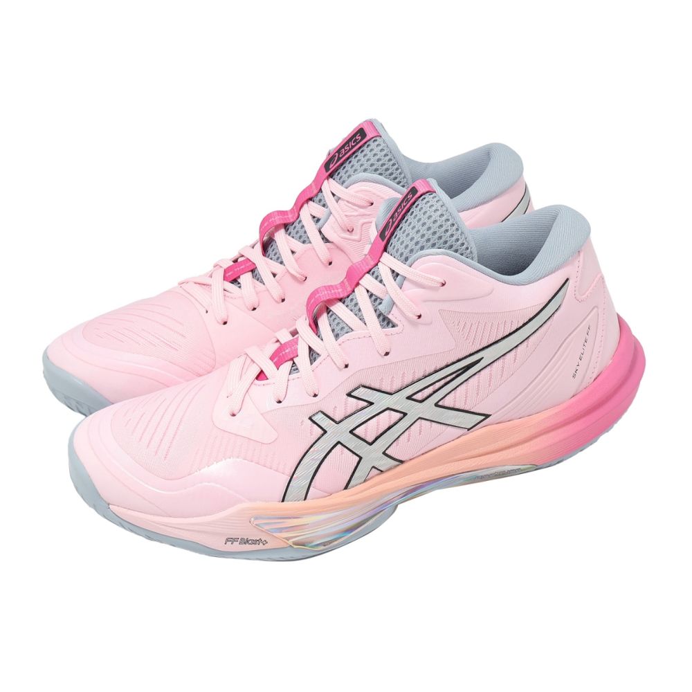 高橋藍 24.5 ASICS SKY ELITE FF MT3 FUTURITY Asics 排球鞋Sky Elite FF MT 3 Futurity 男女鞋粉紅灰回彈高橋