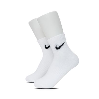 Nike Everyday Lightweight 三入 白色 薄款 基本款 運動 休閒 中筒襪 SX7677-100