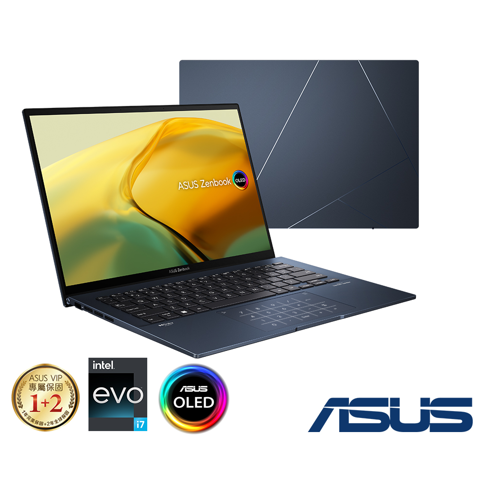 ASUS UX3402ZA 14吋2.8K筆電(i7-1260P/16G/512G/EVO/ZenBook 14 OLED