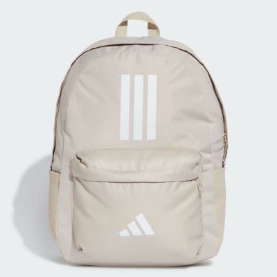 ADIDAS 3-STRIPES 後背包 雙肩包 IS7047 米色