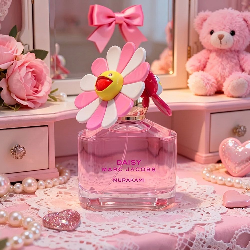 Marc Jacobs 村上隆聯名香氛粉之柔夢淡香精50ml Murakami Pink EDP 總