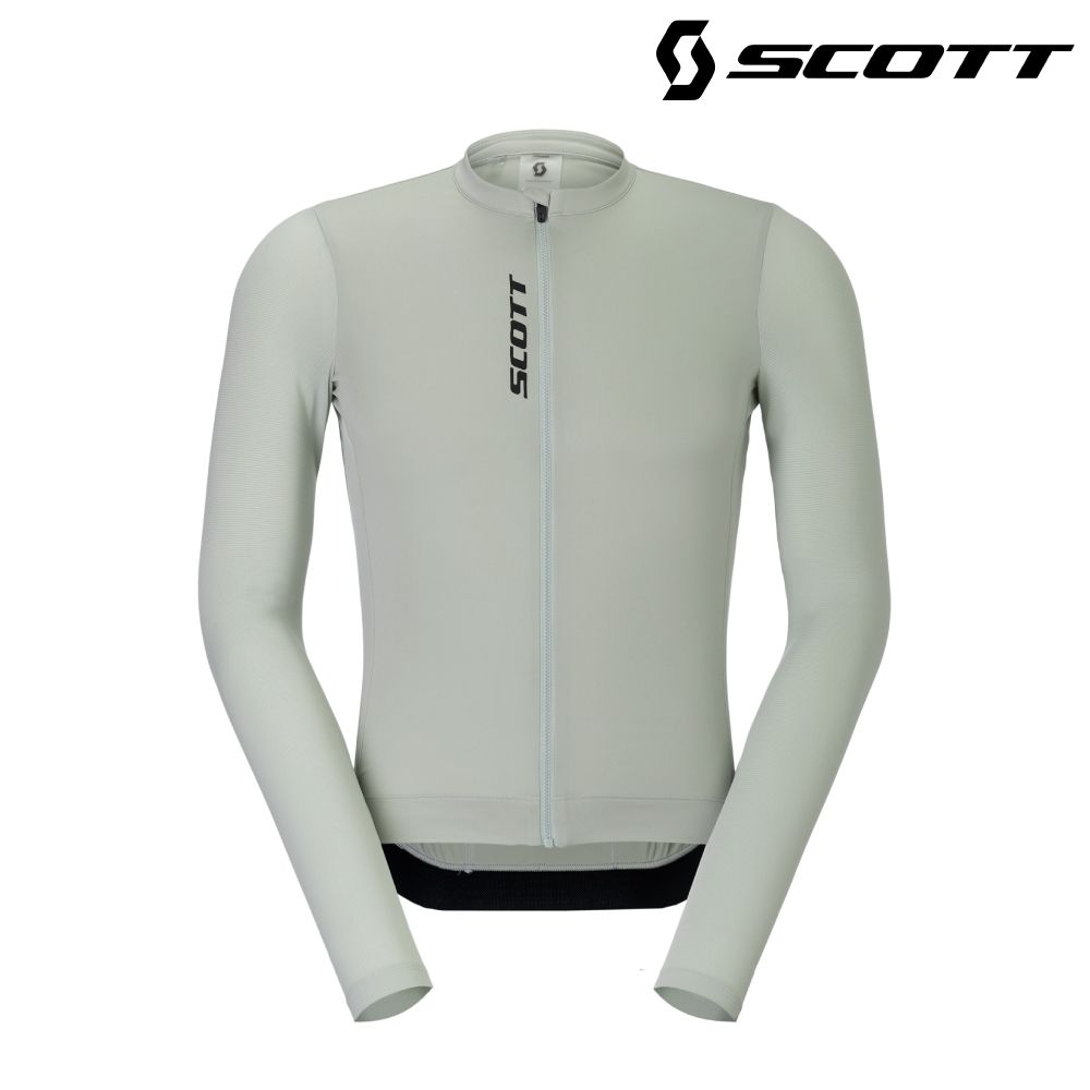 SCOTT Pro Training 男性長袖車衣｜冰霧灰 (M-XL) 自行車衣 單車上衣