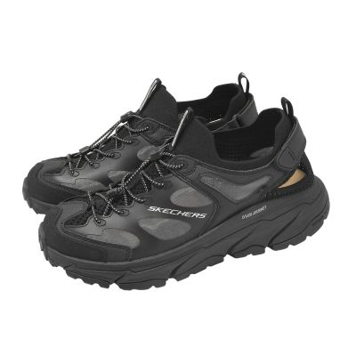 Skechers 戶外鞋 D Lux Journey 女鞋 黑 白 抽繩 厚底 避震 180217BBK