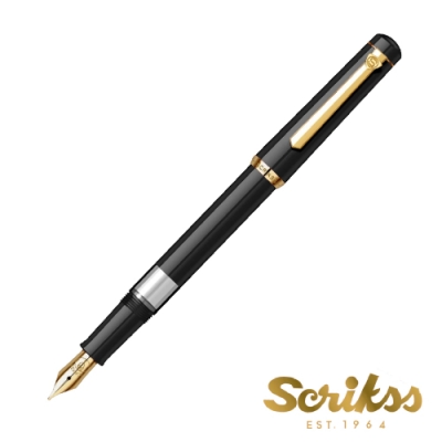 Scrikss 419 活塞式鋼筆 黑色