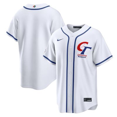 NIKE CHINESE TAIPEI 男 經典球衣 白 RE26-0GZ1-WBF-UFA