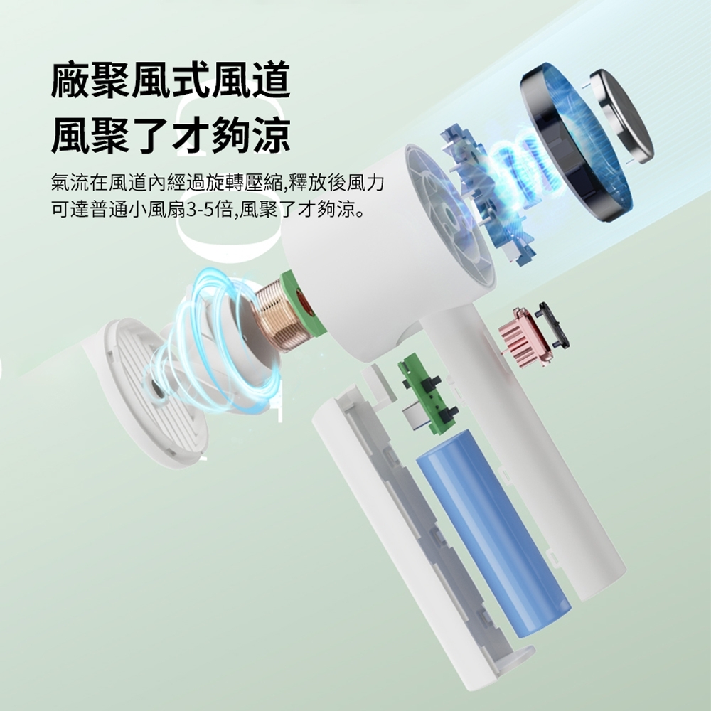 CYKE 622 2200mah 桌面大風力冷電風扇半導體製冷手持冰敷空調風扇戶外