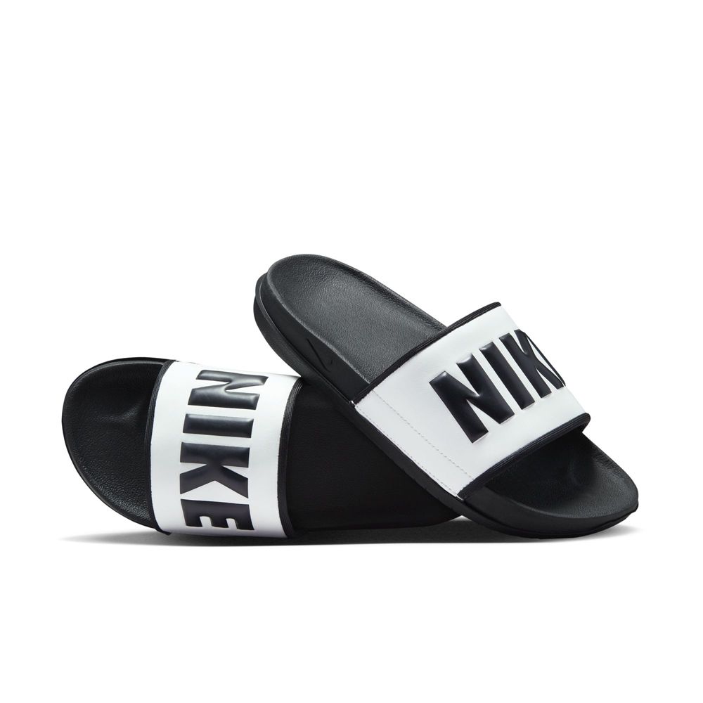 NIKE WMNS NIKE OFFCOURT SLIDE 女鞋 運動拖鞋 拖鞋 柔軟 緩震 止滑 黑白-BQ4632011