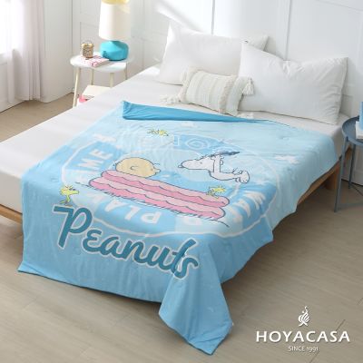 【HOYACASA 】x史努比聯名系列-涼夏玩趣 ICETECH+冰絲涼感夏被(150×190cm)