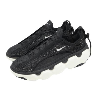 Nike 休閒鞋 Flyknit Bloom 女鞋 黑 白 厚底 增高 運動鞋 FD2149-003
