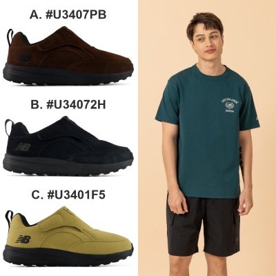 【New Balance】日系健走鞋/懶人鞋_中性_多款任選(U3407PB/U34072H/U3401F5)