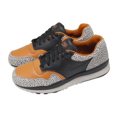 Nike 休閒鞋 Air Safari 男鞋 黑 橘 皮革 復古 HM3818-001