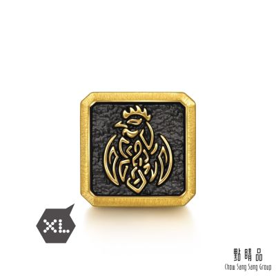 點睛品 Charme XL 十二生肖-雞 黃金串珠