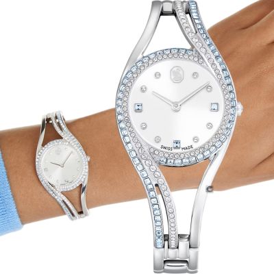 SWAROVSKI 施華洛世奇 Hyperbola 手鐲式腕錶-28mm 5715463