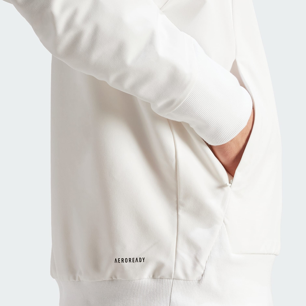 adidas 愛迪達外套男款連帽外套運動M Z.N.E. WV FZ 白IN1843 | adidas