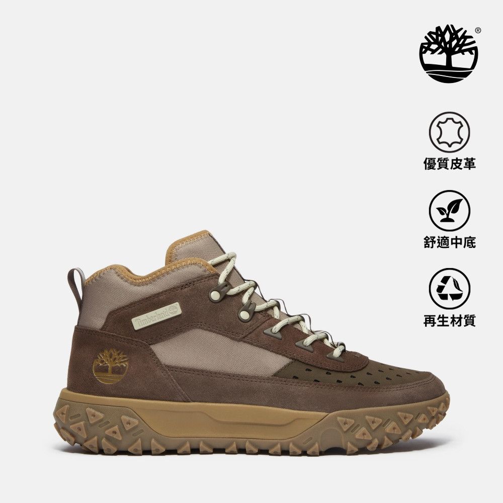 Timberland官方旗艦 男款棕色城市探索系列Motion 6中筒健行鞋|A6CW1242