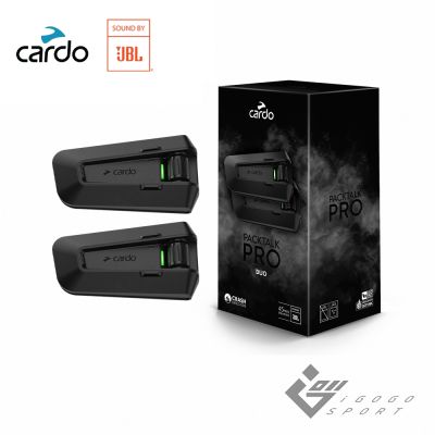Cardo PACKTALK PRO 安全帽通訊藍牙耳機(雙入組)