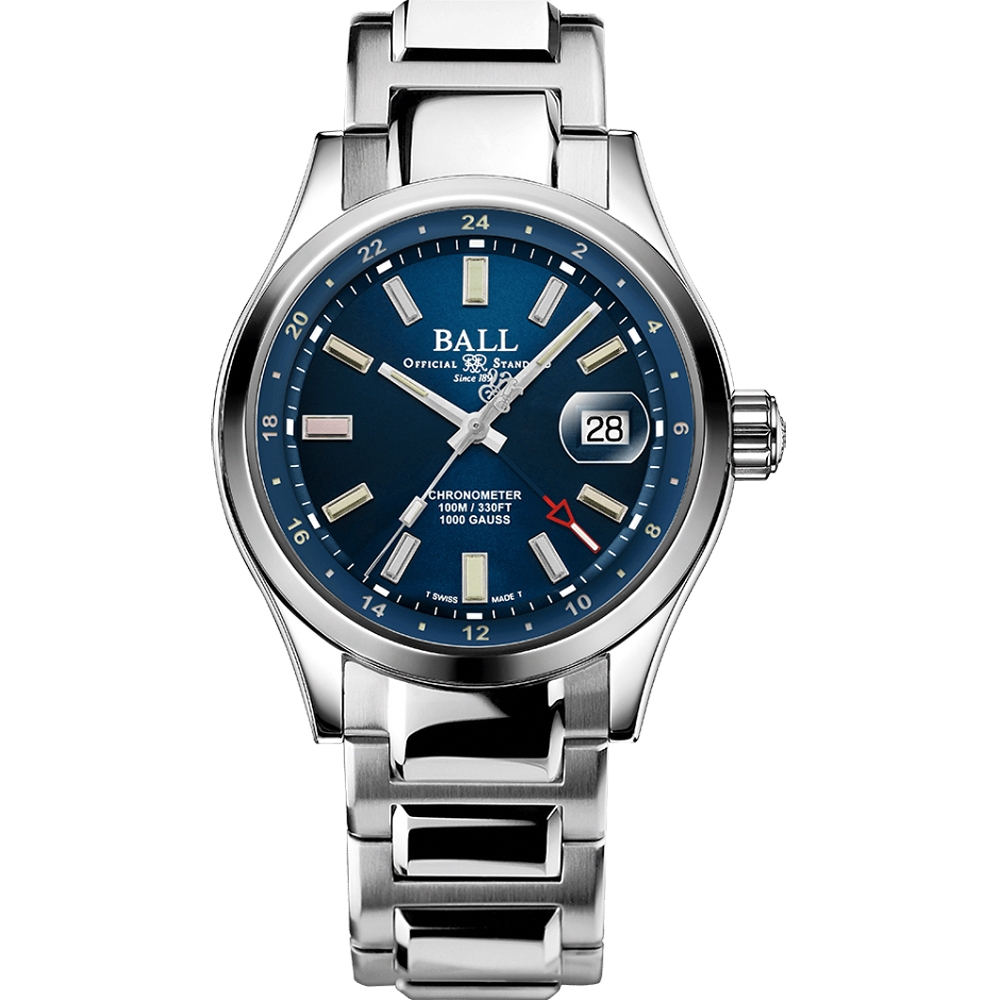 BALL 波爾 Engineer III系列 Endurance 1917 GMT 限量 天文台認證機械腕錶 開學換新季 送禮推薦-41mm GM9100C-S2C-BER