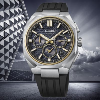 SEIKO精工 Astron 太陽能 GPS定位 鈦金屬雙時區腕錶 推薦 送禮 畢業禮物 5X63-0AA0C/HAB003J1