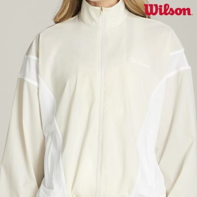 【Wilson威爾森】Ultra Jacket Sandrift Bright White 女款 服飾 外套 白色 WE00061W002001