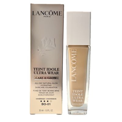 LANCOME蘭蔻 零粉感光澤持妝粉底30ml B0-01 台灣專櫃貨(效期2027/01)