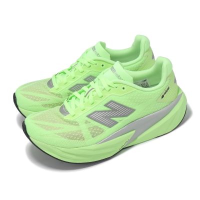 New Balance 競速跑鞋 FuelCell Rebel V5 D 寬楦 女鞋 薄荷閃光 實驗室綠 支撐 反光 運動鞋 WFCXLZ5-D