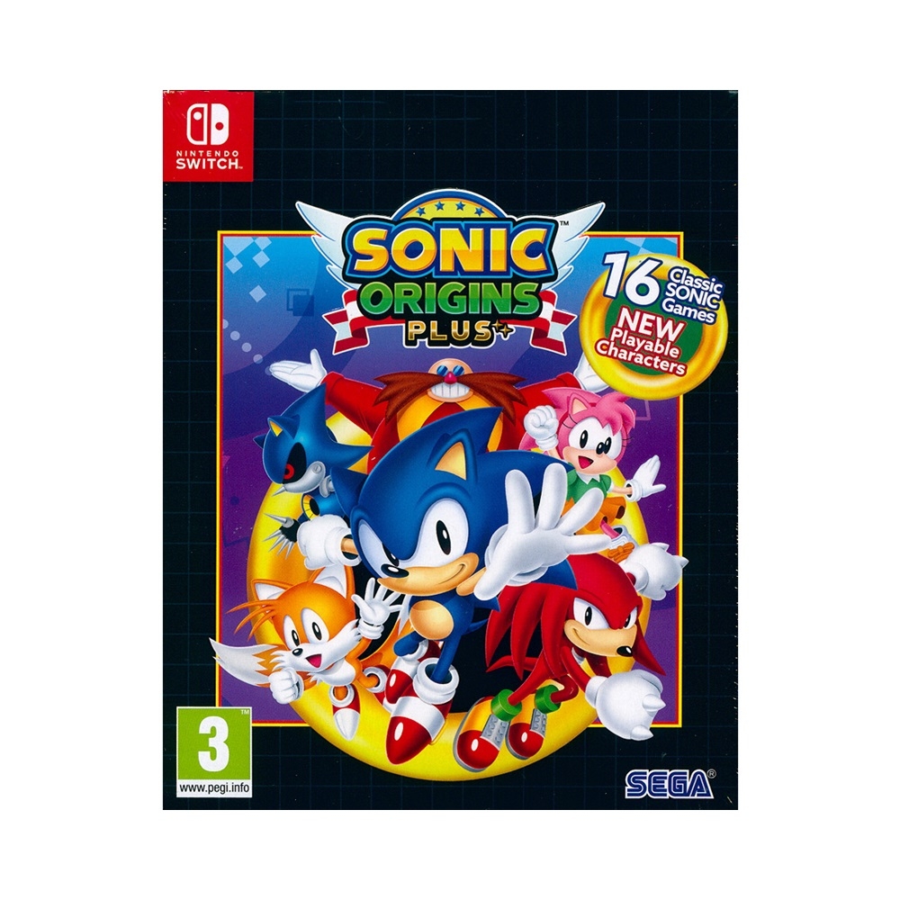 索尼克起源PLUS SONIC ORIGINS PLUS - NS SWITCH 中英日文歐版| Switch