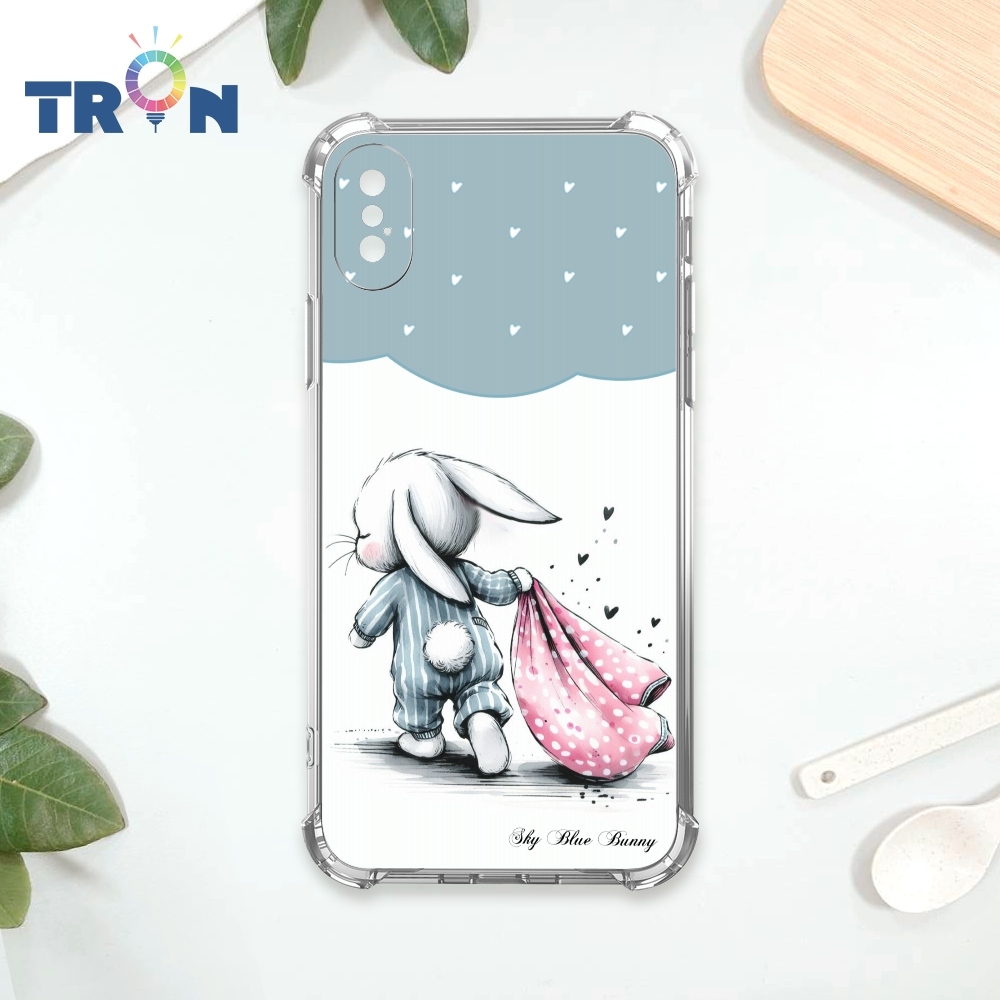 TRON IPhone X/XS 小動物的小被被 四角防摔 軟殼 手機殼