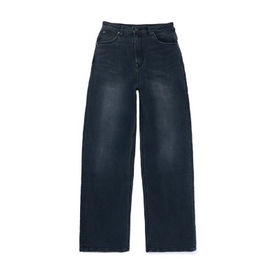 Lee 女款 牛仔褲 深灰黑洗水 LB617099263