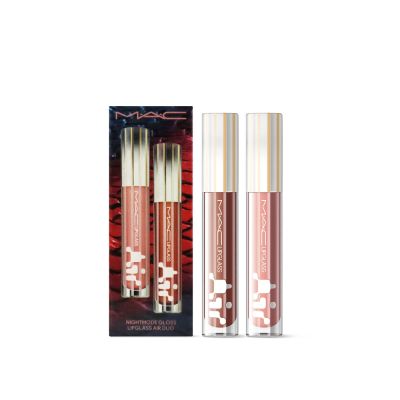 M.A.C 午夜禁果系列 超透亮冰晶潤唇露組，為專櫃品牌，適用於所有膚質，提供輕盈透亮的潤唇效果。組合內容物如商品包裝所示，為貨源，品質保證。