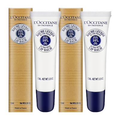 L'OCCITANE歐舒丹 護唇膏 12ml 兩入組(多款任選)