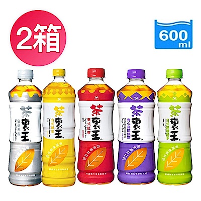 茶裏王 日式無糖綠茶/白毫烏龍茶/英式紅茶/台式綠茶/青心烏龍茶(600mlx24入)任選2箱