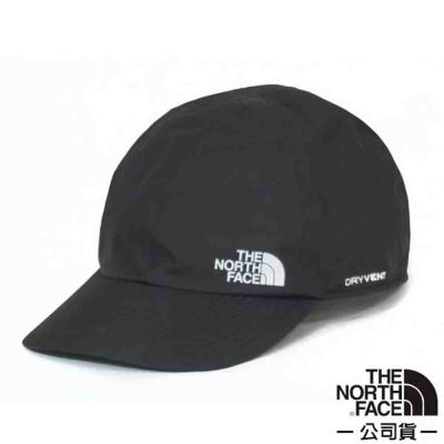 【The North Face】ANTORA DRYVENT CAP 輕量舒適防水透氣棒球帽子.休閒防曬遮陽帽.鴨舌帽/吸汗帶.可調節帽圍/8GMD-4H0 尊爵黑