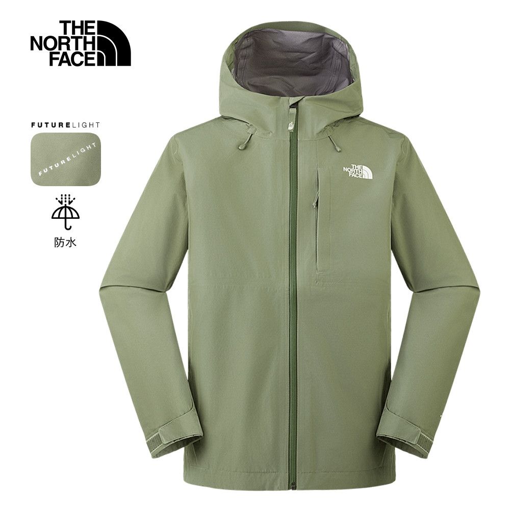 【新品未使用】THE NORTH FACE US仕様 軽量防風JKT XXL 緑 The North Face 官方旗艦】北面男款綠色FUTURELIGHT防水透氣