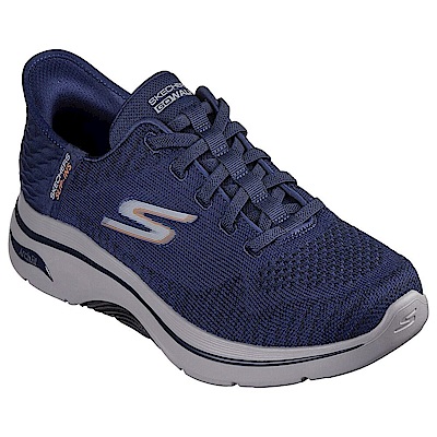Skechers Go Walk Arch Fit 2.0 [216601NVOR] 男 健走鞋 運動休閒 瞬穿 深藍