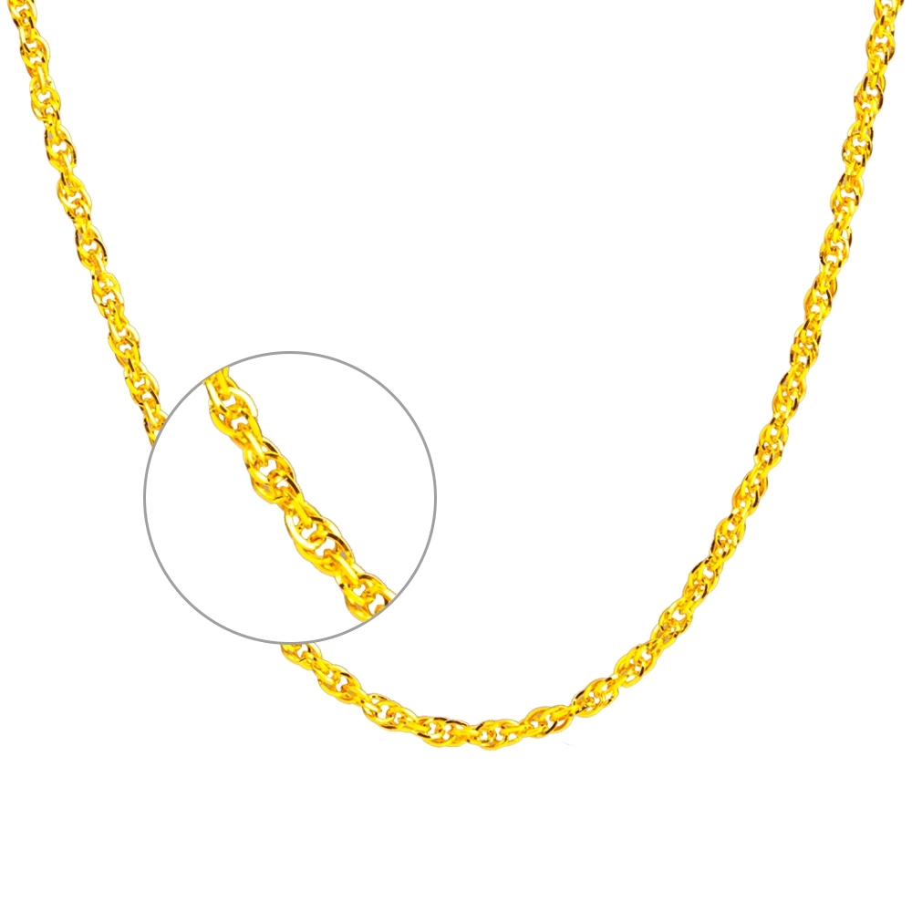 JoveGold漾金飾風采照人黃金項鍊(約1.5錢)(約1.4尺/42cm) | Jove Gold 漾金飾| Yahoo購物中心