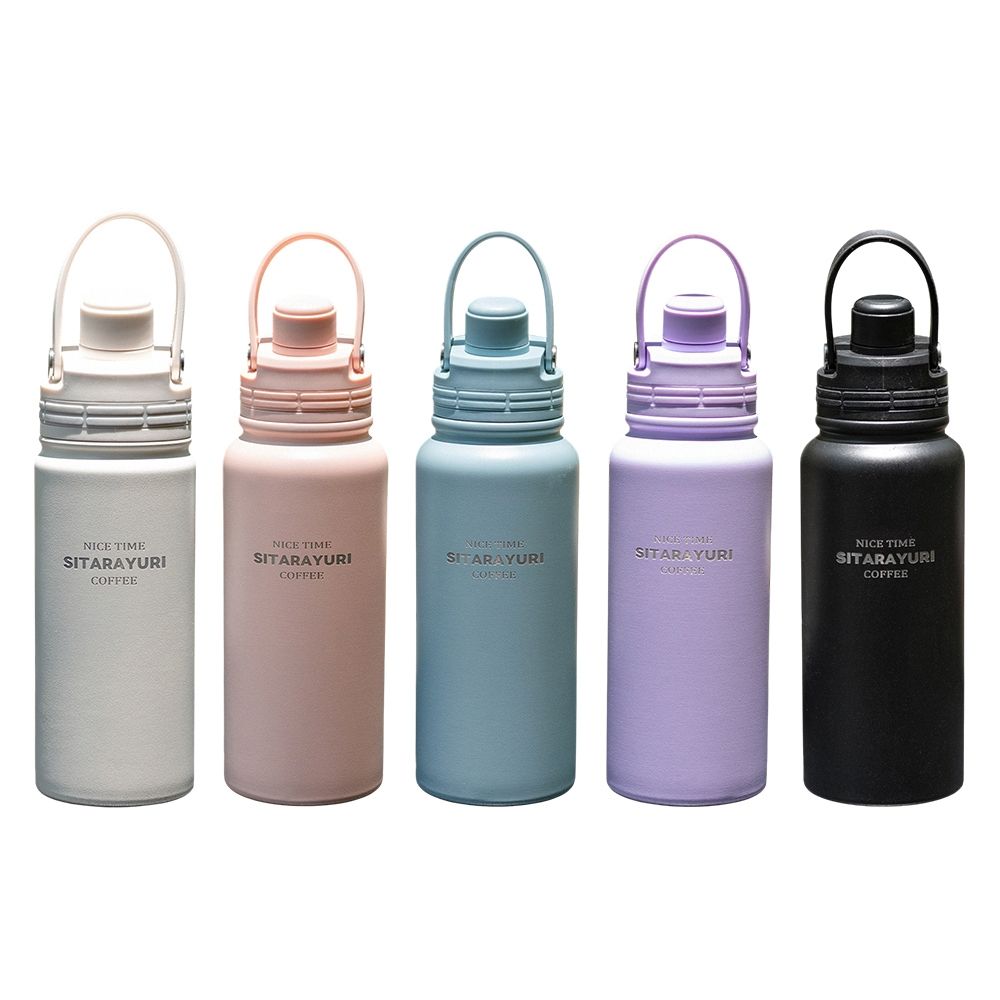 【H&R安室家】SITARAYURI 304不鏽鋼磁吸保溫瓶600ml(H64)