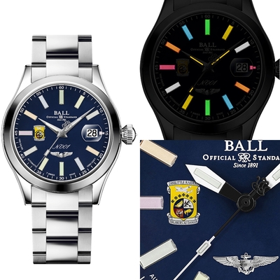 BALL 波爾錶 Engineer Master II系列 彩虹杜立特突擊隊 80週年機械腕錶-NM3000C-S1-BER
