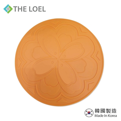 【THE LOEL】韓國耐熱止滑矽膠隔熱墊(橘色)