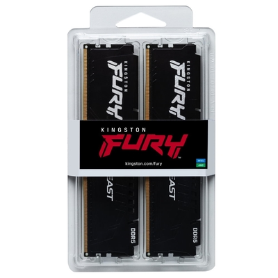 DDR5-5600 16GB kingston2枚セット(32GB) Kingston Technology Kingston Fury Beast 32GB 5600MT/s DDR5