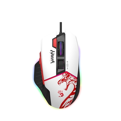 A4 bloody W95 MAX Naraka永劫無間限量版 光微動威力三槍RGB調校電競滑鼠 (已啟用)
