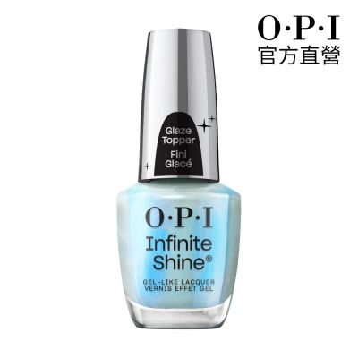 OPI 月光閃爍 類光繚指甲油-IST43．海莉鏡面美甲/小銀蓋/如膠似漆釉光系列/指彩/官方直營
