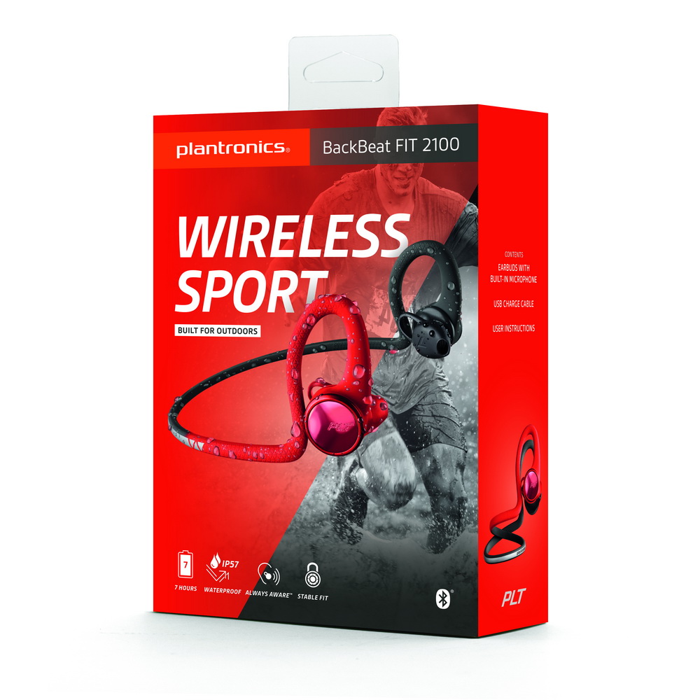 Headphones Plantronics Wireless Sport Backbeat Fit 2100 Headset
